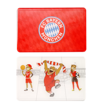 FC Bayern München - Brotzeitbrettchen 2er-Set / Maskottchen